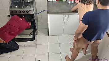 I Fuck My Sister-in-Law Very Rich While My Wife Is Cooking I Put A Cloth So She Doesn't Realize I'm With My Sister-in-Law