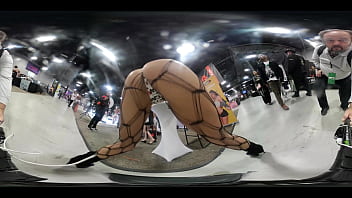 360 degree video of porn star at expo
